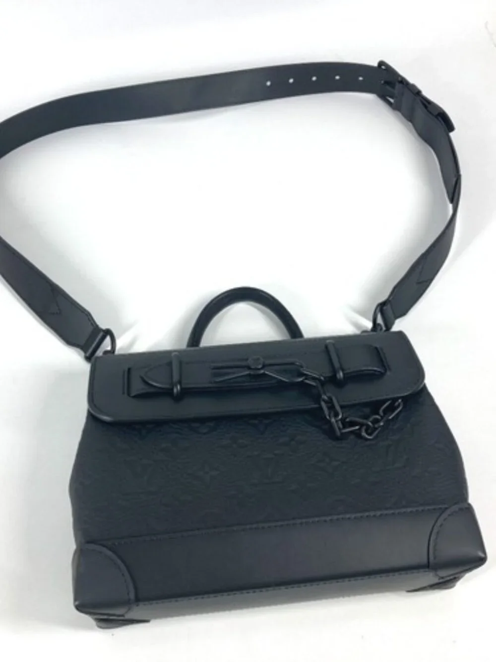 LOUIS VUITTON M24436 Taurillon Steamer PM / 2WAY Shoulder Crossbody, Handbag